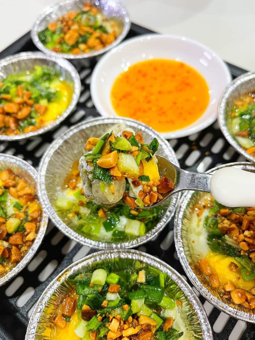 hàu nướng khay bạc