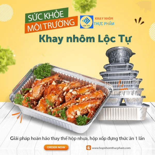 Khay nhôm Lộc Tự tự tin đảm bảo sức khỏe và môi trường