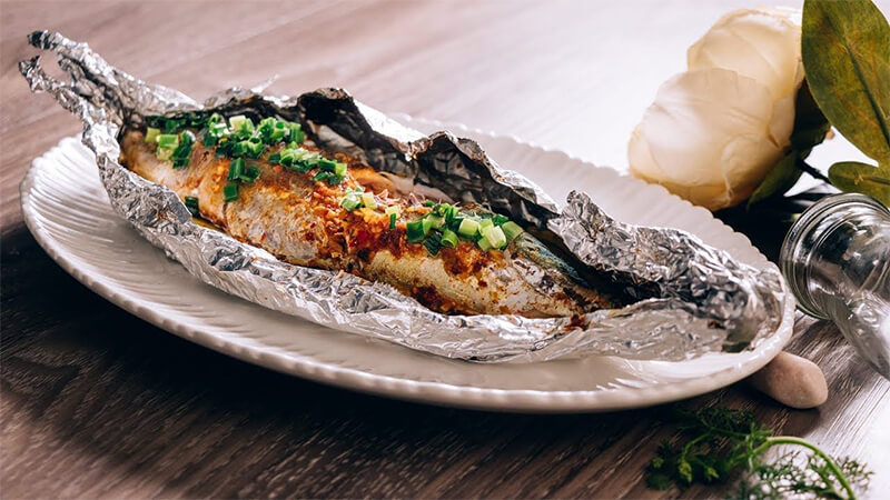 Màng Nhôm Nướng Cá Ngừ