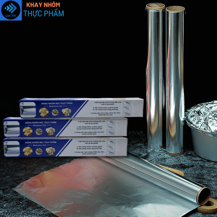 Lộc Tự - Đơn vị sản xuất Khay nhôm thực phẩm, Cuộn giấy bạc chất lượng và đảm bảo vệ sinh an toàn thực phẩm