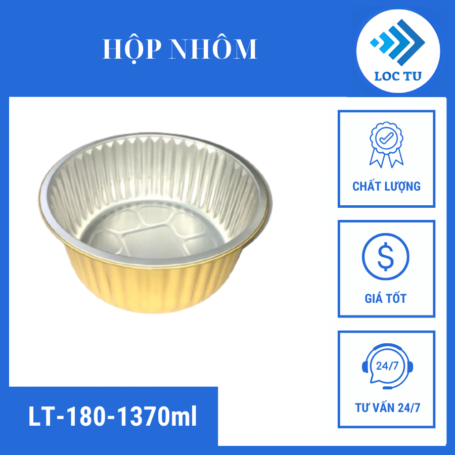 Khay nhôm cao cấp LT-180-1370ML của Lộc Tự