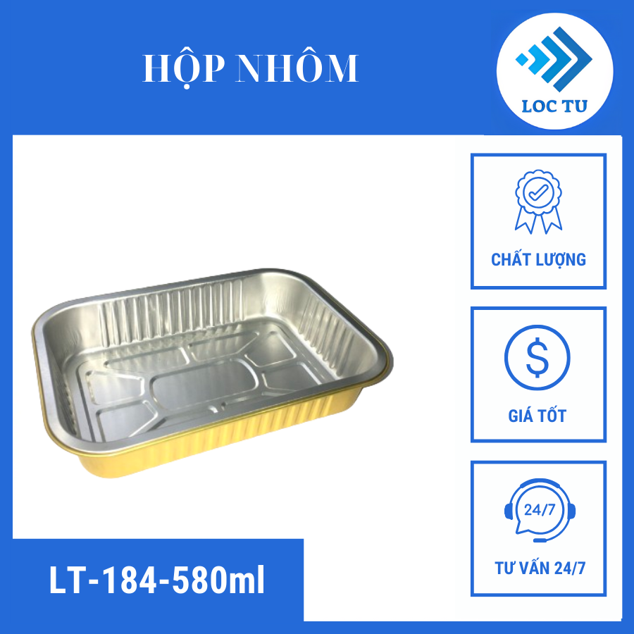 Khay nhôm cao cấp LT-184-580ML của Lộc Tự