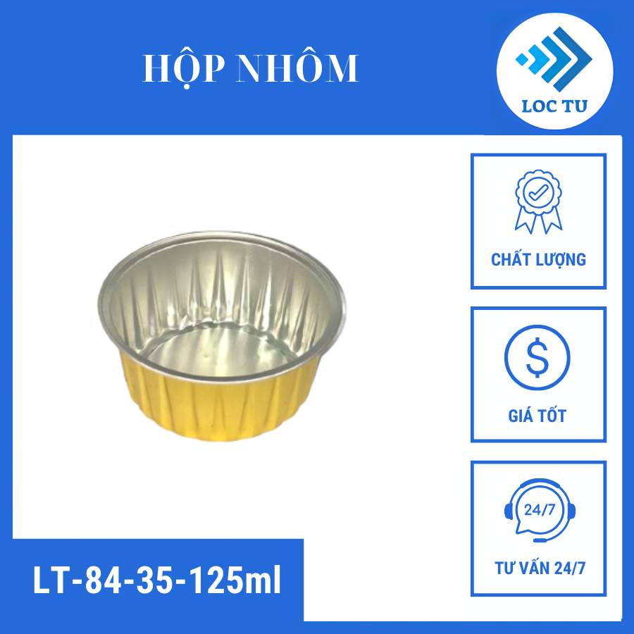 Khay nhôm cao cấp LT-84/35-125ML của Lộc Tự