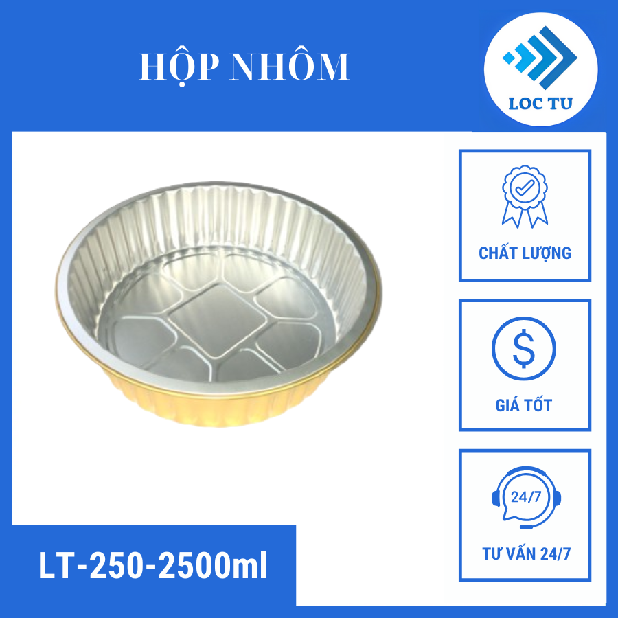 Khay nhôm cao cấp LT-250-2500ML của Lộc Tự