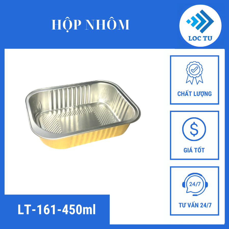 Khay nhôm cao cấp LT-161-450ML của Lộc Tự