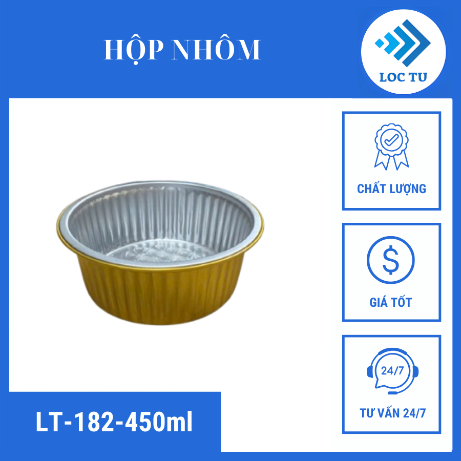 Khay nhôm cao cấp LT-182-450ML của Lộc Tự