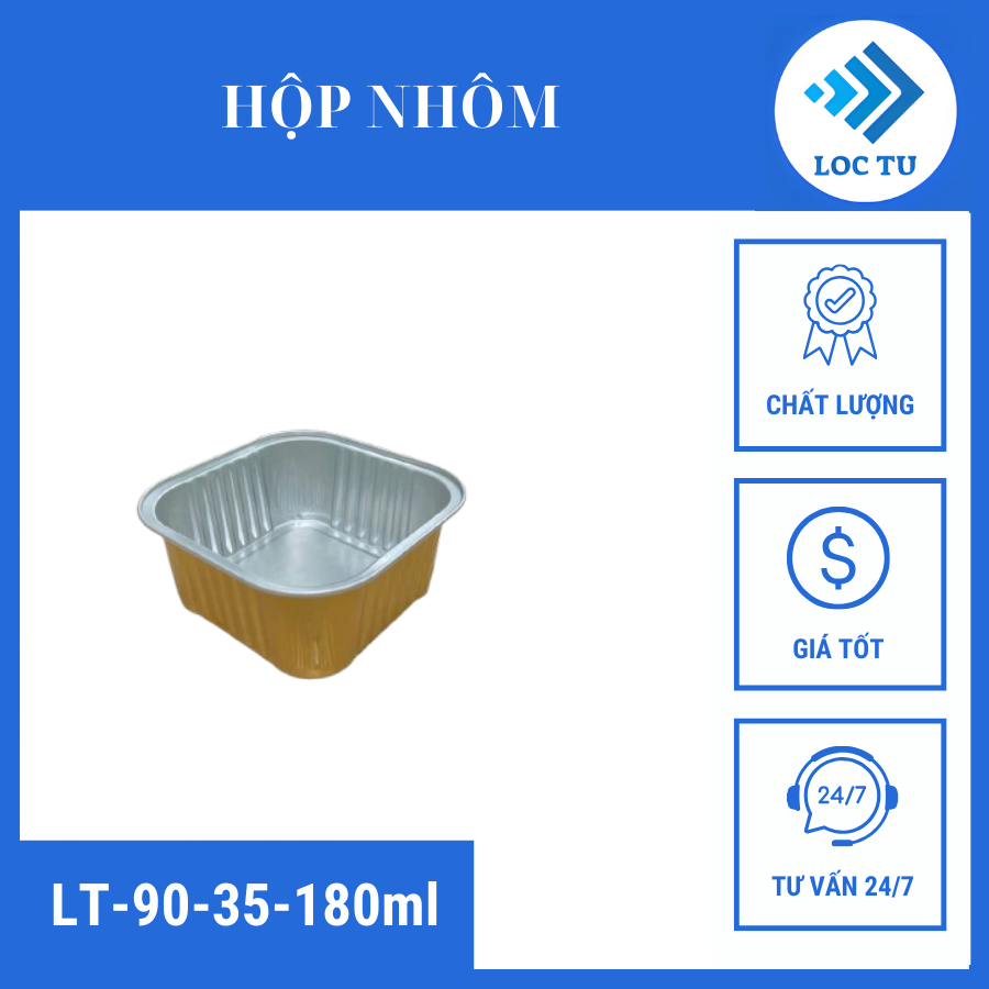 Khay nhôm cao cấp LT-90/35-180ML của Lộc Tự