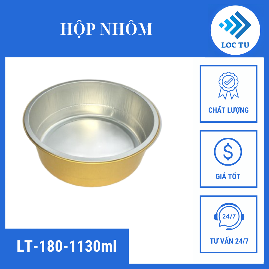 Khay nhôm cao cấp LT-180-1130ML của Lộc Tự
