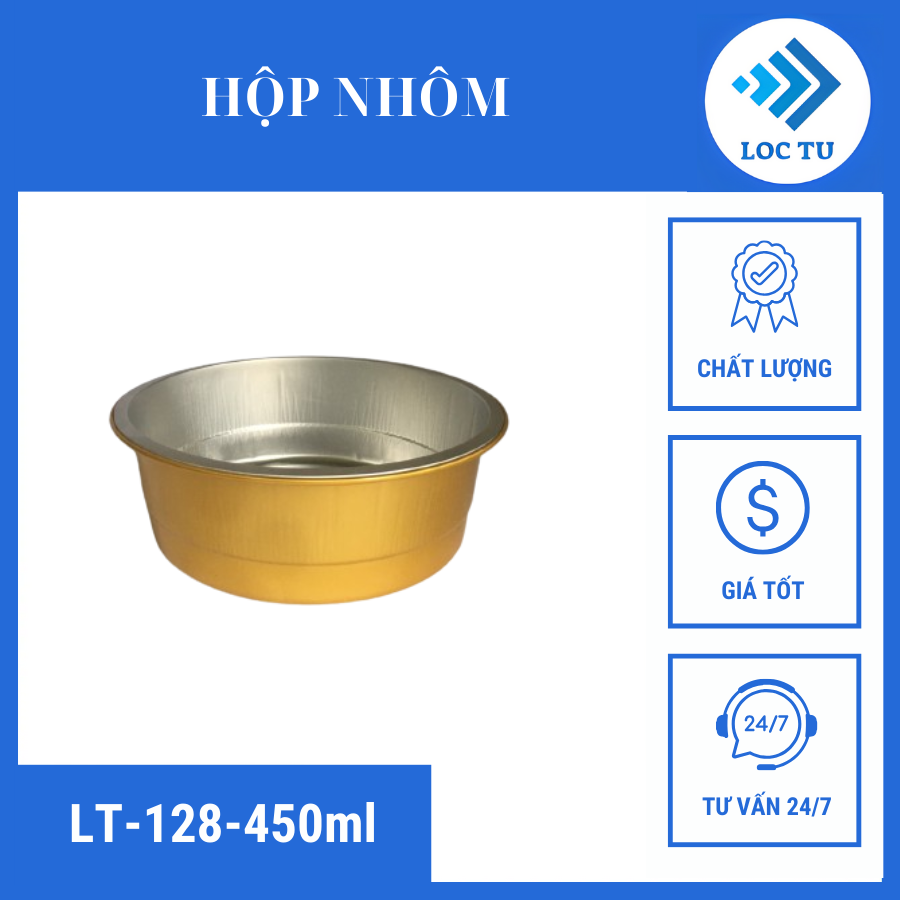 Khay nhôm cao cấp LT-128-450ML của Lộc Tự