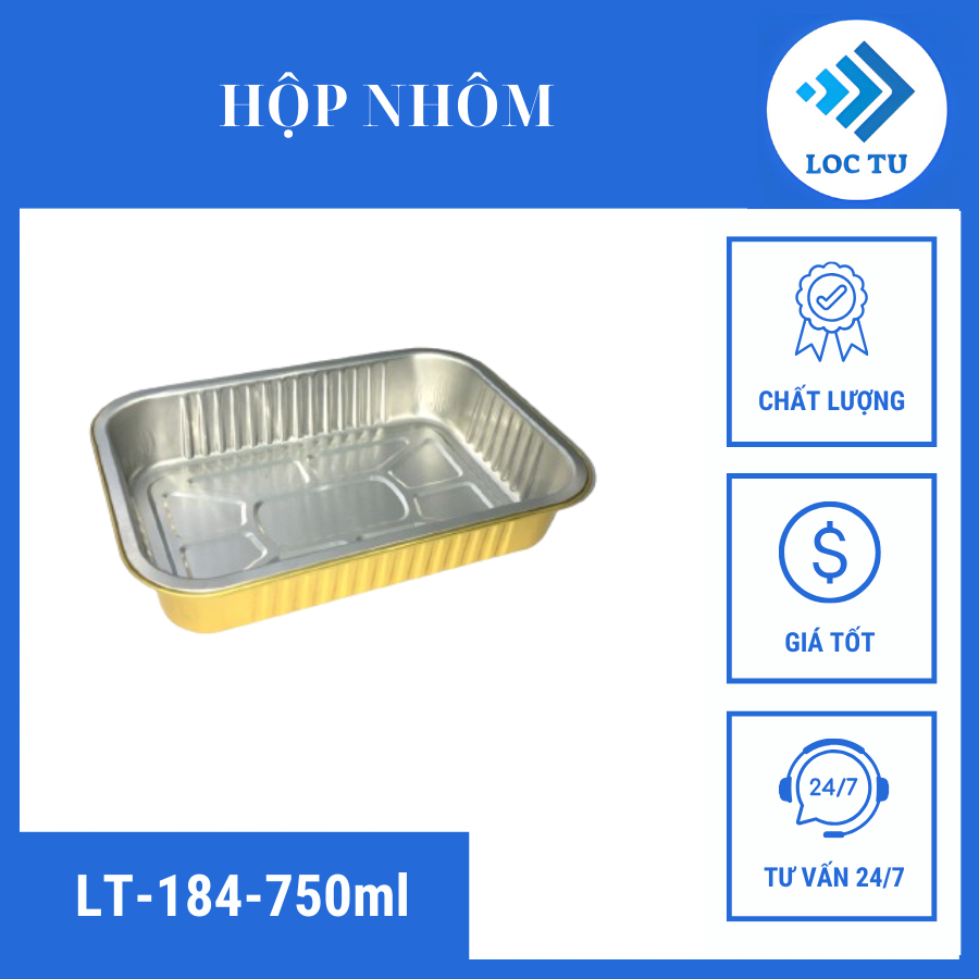 Khay nhôm cao cấp LT-184-750ML của Lộc Tự