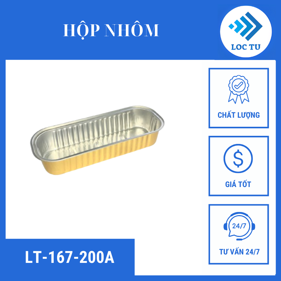Khay nhôm cao cấp LT-167-200ML của Lộc Tự