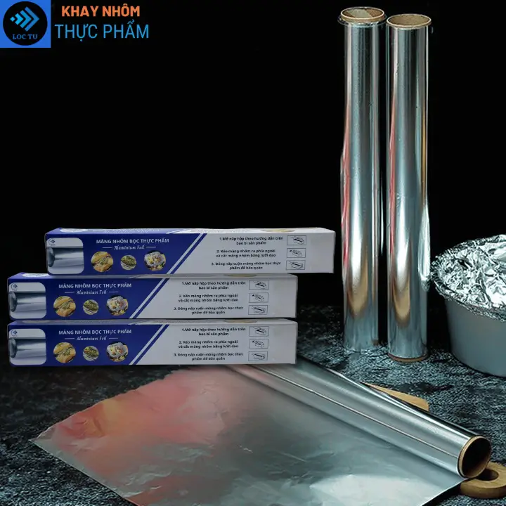 Lộc Tự - Đơn vị sản xuất Khay nhôm thực phẩm, Cuộn giấy bạc chất lượng và đảm bảo vệ sinh an toàn nhà bếp