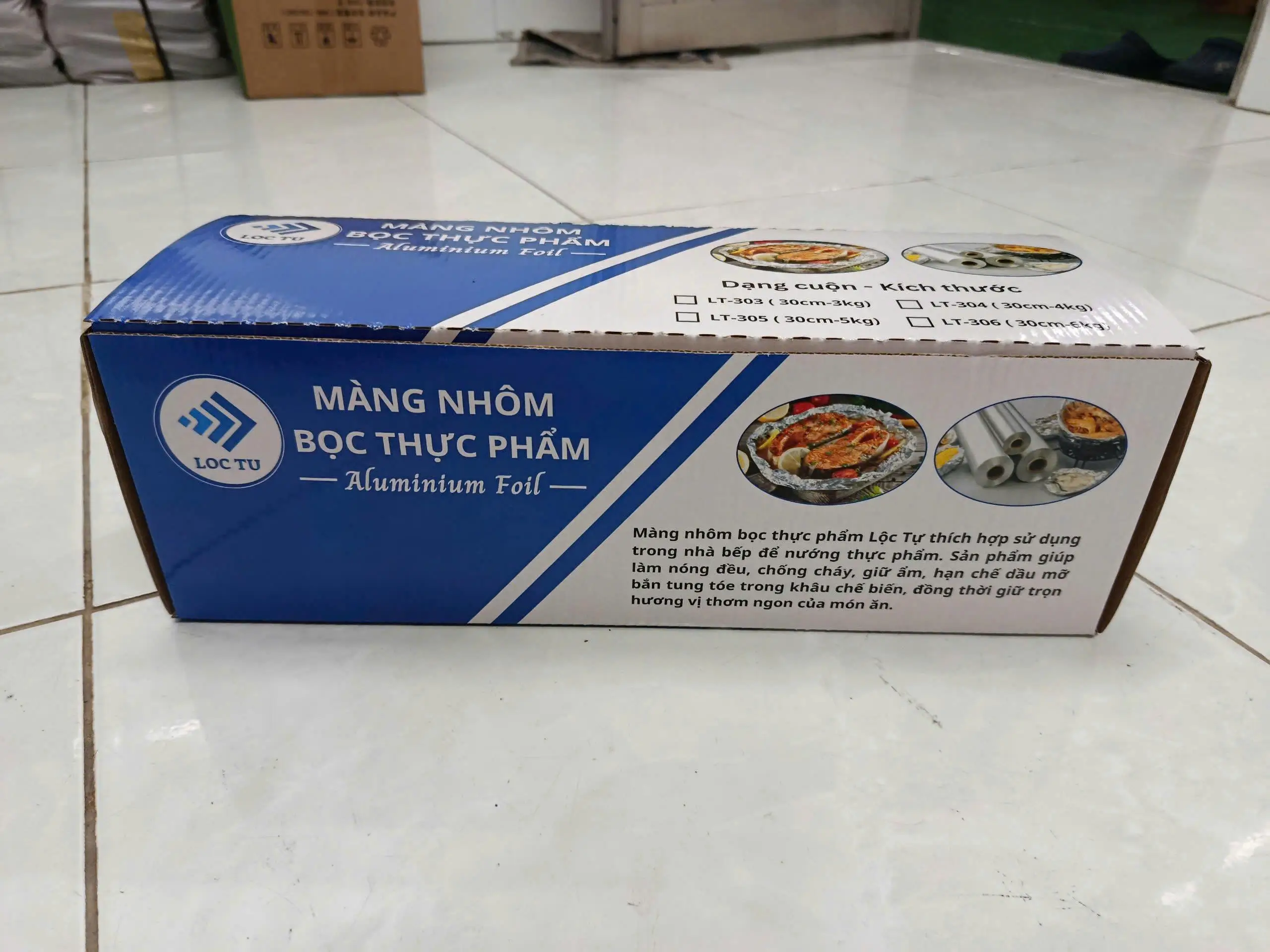 Lộc Tự - Đơn vị sản xuất Hộp giấy bạc thực phẩm, Màng nhôm giá sỉ chất lượng và đảm bảo vệ sinh an toàn nhà bếp