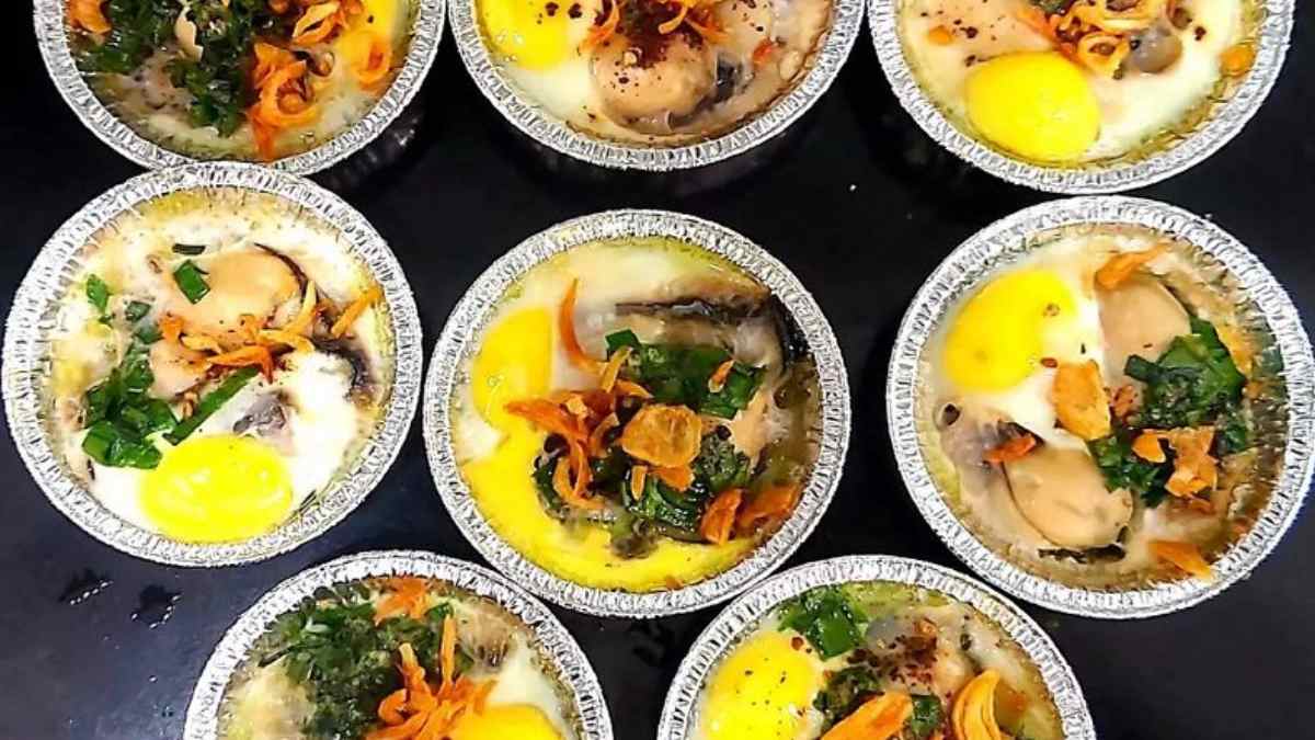 CÁCH CHẾ BIẾN HÀU BẰNG KHAY GIẤY BẠC